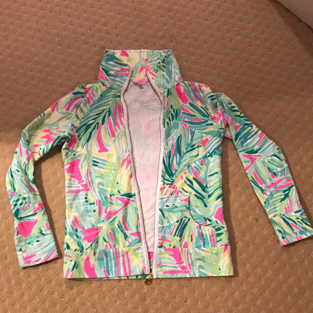 Lily Pulitzer Zip Jacket!!